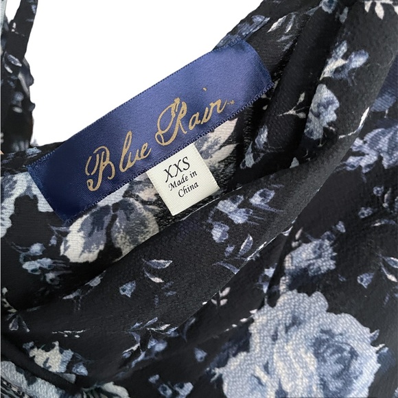 Francesca’s Floral Print Tie Waist Romper Women’s Size XXS - Picture 6 of 7